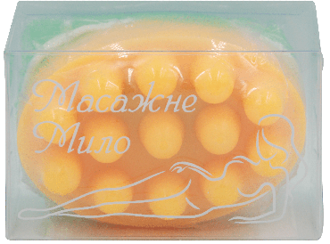 Шелси мыло массажное с мочалкой Дыня медовая, 100 г