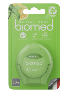 Зубная нить BioMed Mint&Yuzu, 50 м фото 1