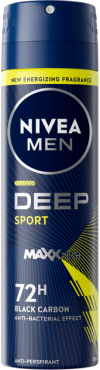 Nivea дезодорант спрей для мужчин DEEP SPORT, 150мл