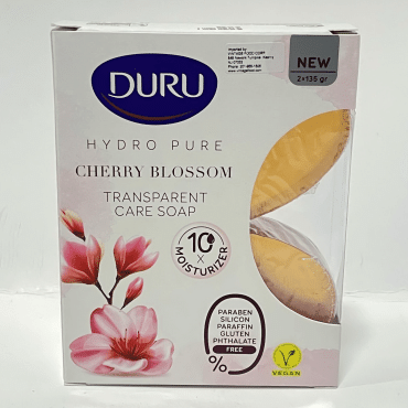 Duru мило косметичне Hydro Pure Cherry Blossom, 2*135г