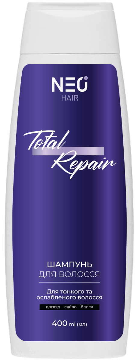 Шампунь NEO hair Для тонкого та ослабленого волосся, 400 мл