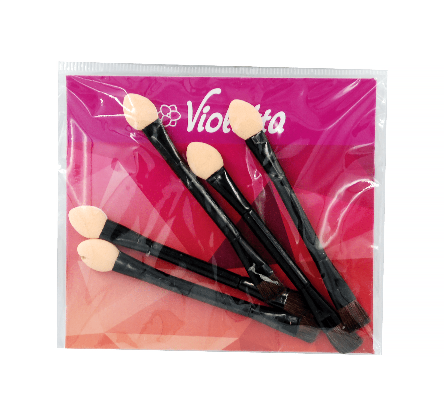 Набір аплікаторів Violetta з пензликом, 5 шт.