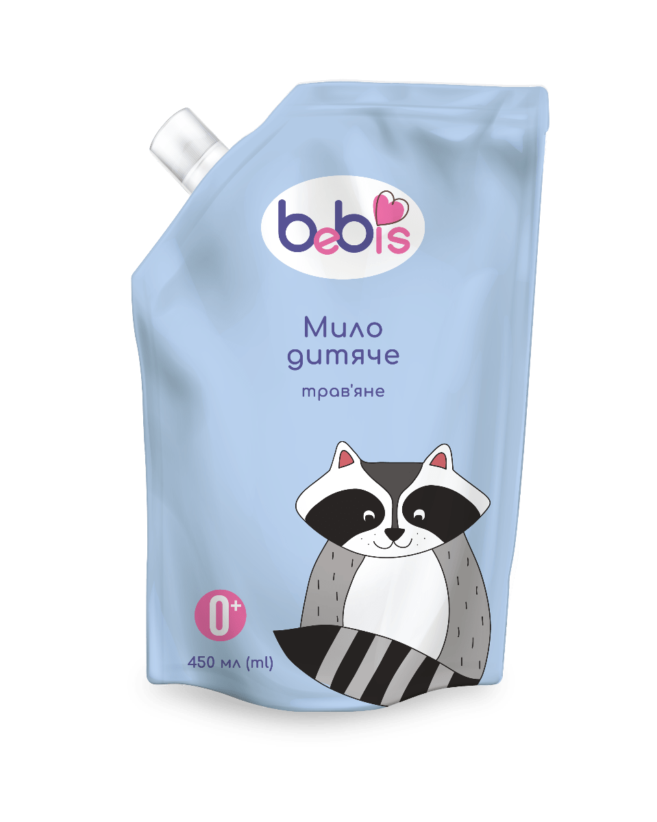 Bebis Мило дитяче трав'яне (дой-пак), 450мл