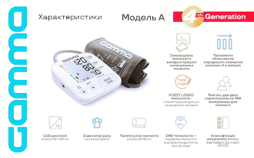Gamma автоматический тонометр Model А, 1шт