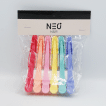 Затиски для укладання волосся NEO hair арт. CH-SM-24-2, 6 штук