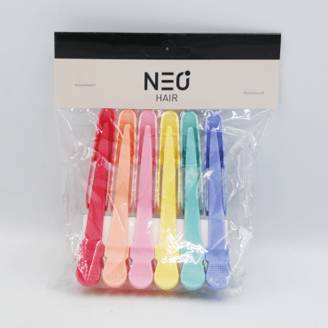 Затиски для укладання волосся NEO hair арт. CH-SM-24-2, 6 штук