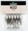 Набор зажимов NEO hair для укладки волос волос металлические серебряные, 12 шт