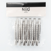 Затиски для укладання волосся NEO hair металеві арт. CH-SM-24-4, 12 штук