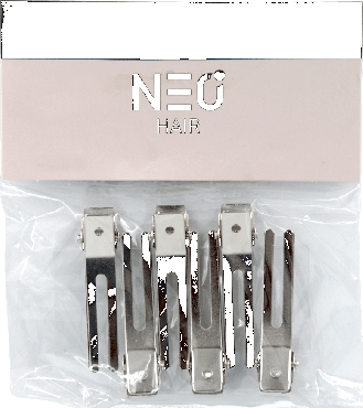 Затиски для укладання волосся NEO hair металеві 6 шт