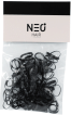 Резинки для плетіння NEO hair чорні 100 шт.