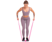 EasyFit Эластичная лента 0,65 мм для пилатеса и йоги красная фото 3