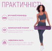 EasyFit Коврик для йоги и фитнеса двухслойный фиолетовый-розовый, 6мм фото 5