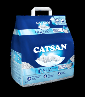 Catsan Наповнювач для туалетів Hygiene Plus, 5 л