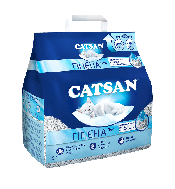 Catsan Наповнювач для туалетів Hygiene Plus, 5 л фото 1