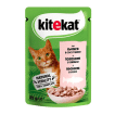 Kitekat Вологий корм для котів лосось у соусі, 85 г