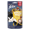 Felix Party Mix Original Mix Лакомства для взрослых кошек со вкусом курицы, печени и индейки, 60г