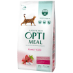 OPTIMEAL сухой корм для взрослых кошек Extra Taste с высоким содержанием телятины, 1,5 кг