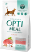 OPTIMEAL сухой корм для взрослых кошек Sterilised с говядиной и сорго, 700 г