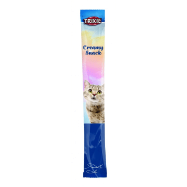TRIXIE лакомство для котов Creamy Snacks рыба, 5 штук*14 грамм фото 1