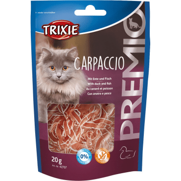 TRIXIE лакомство для котов PREMIO Carpaccio утка, рыба, 20 грамм