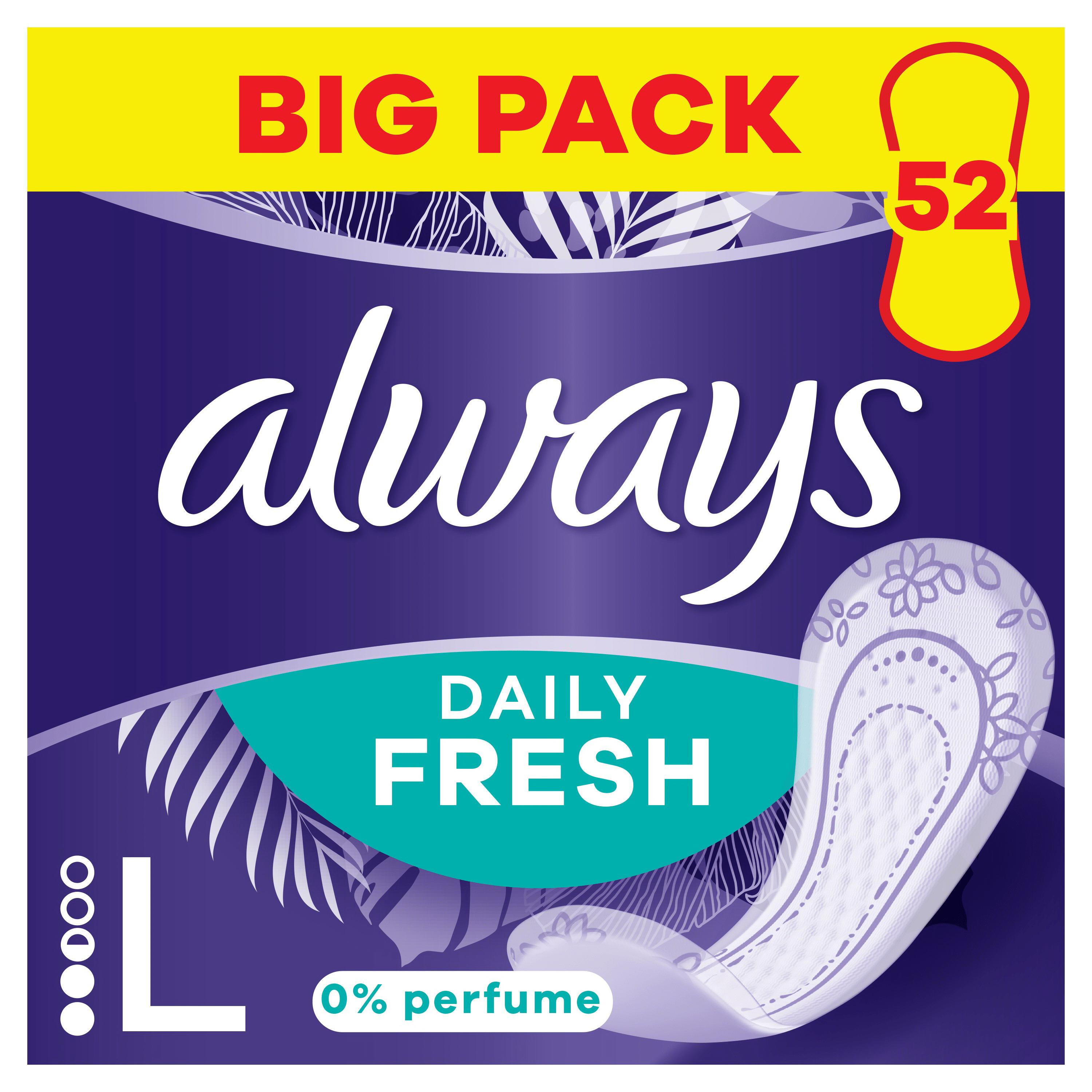 Щоденні прокладки Always Daily Fresh Long Без запаху, 52 шт