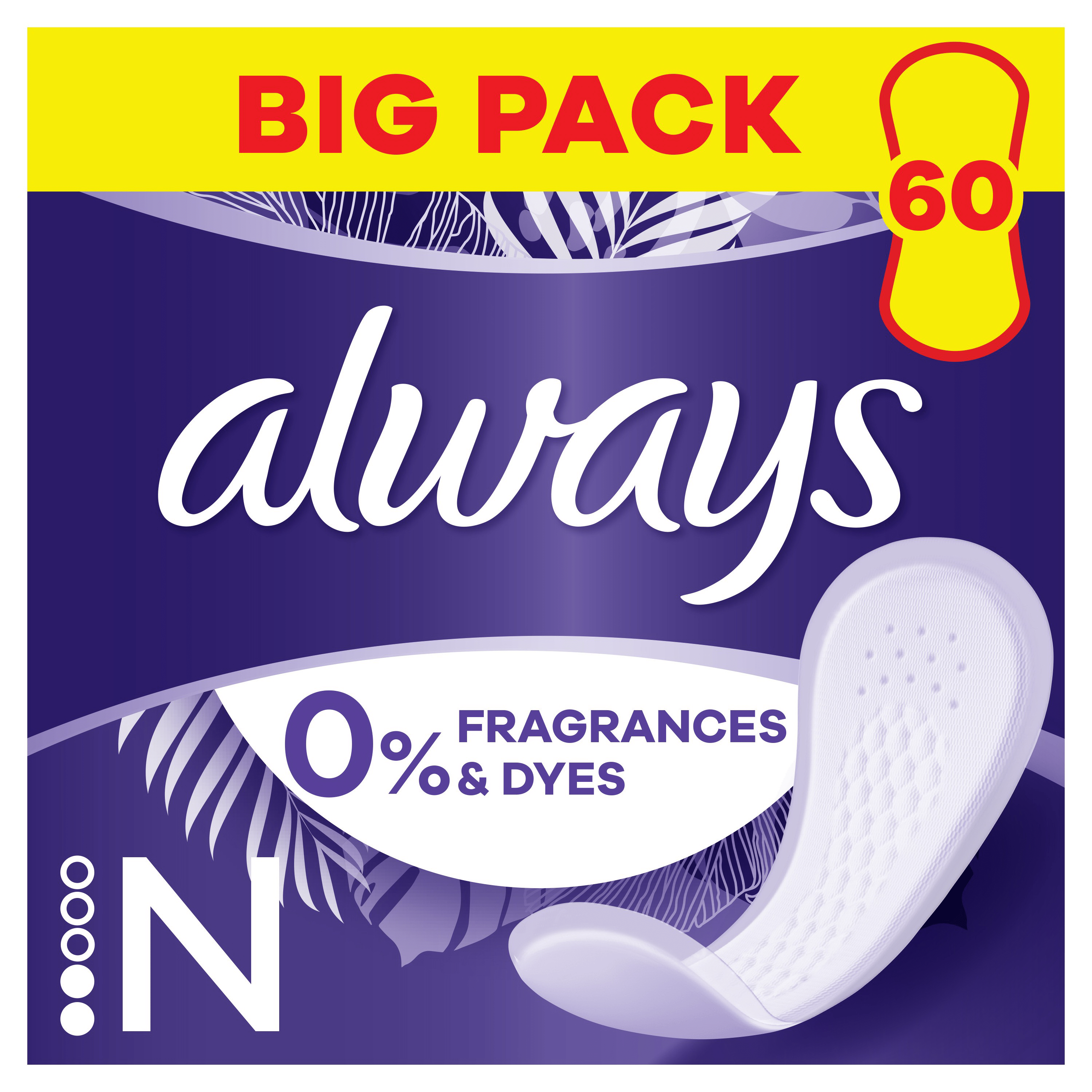 Щоденні прокладки Always Daily Fresh Normal Без запаху, 60 шт