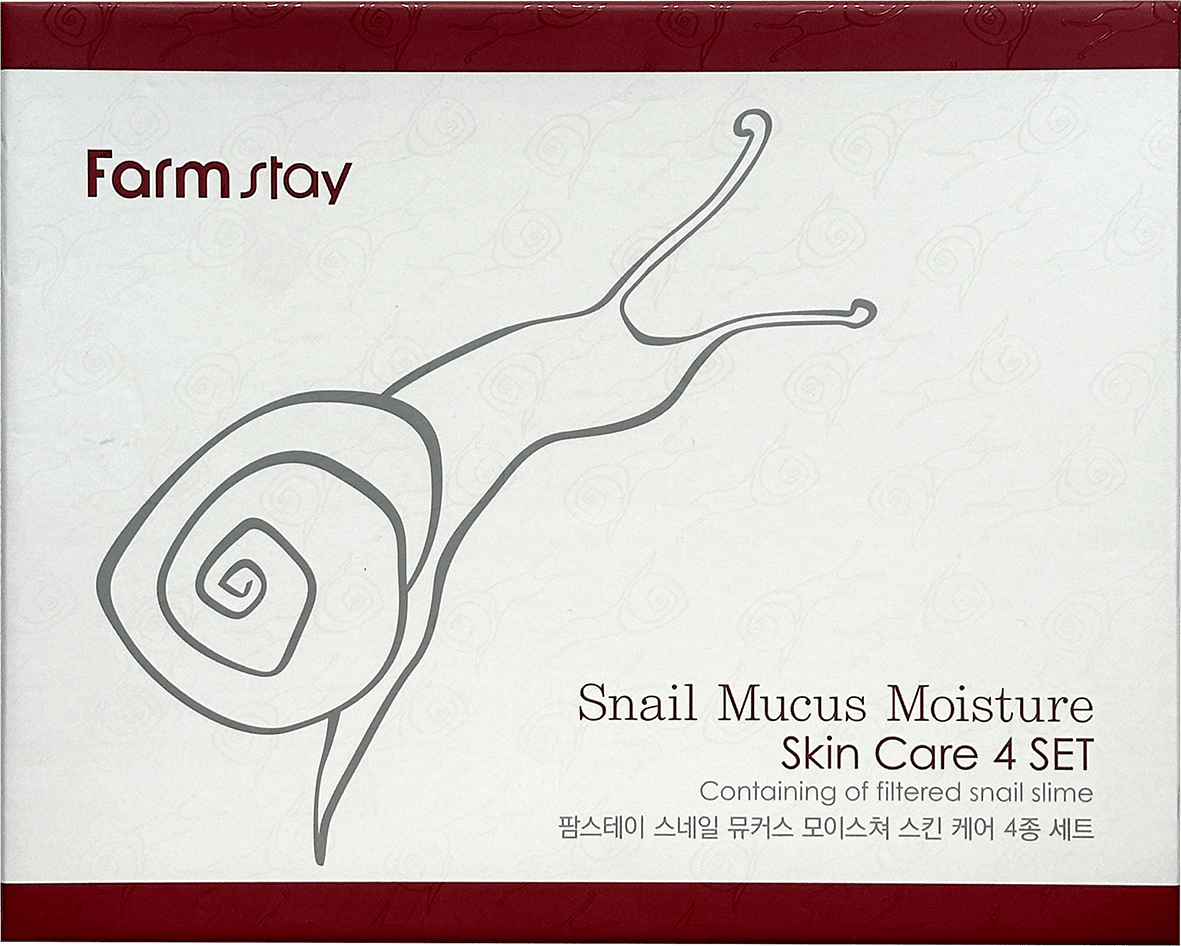 Набір подарунковий догляд за шкірую обличчя FarmStay Snail Mucun фото 2