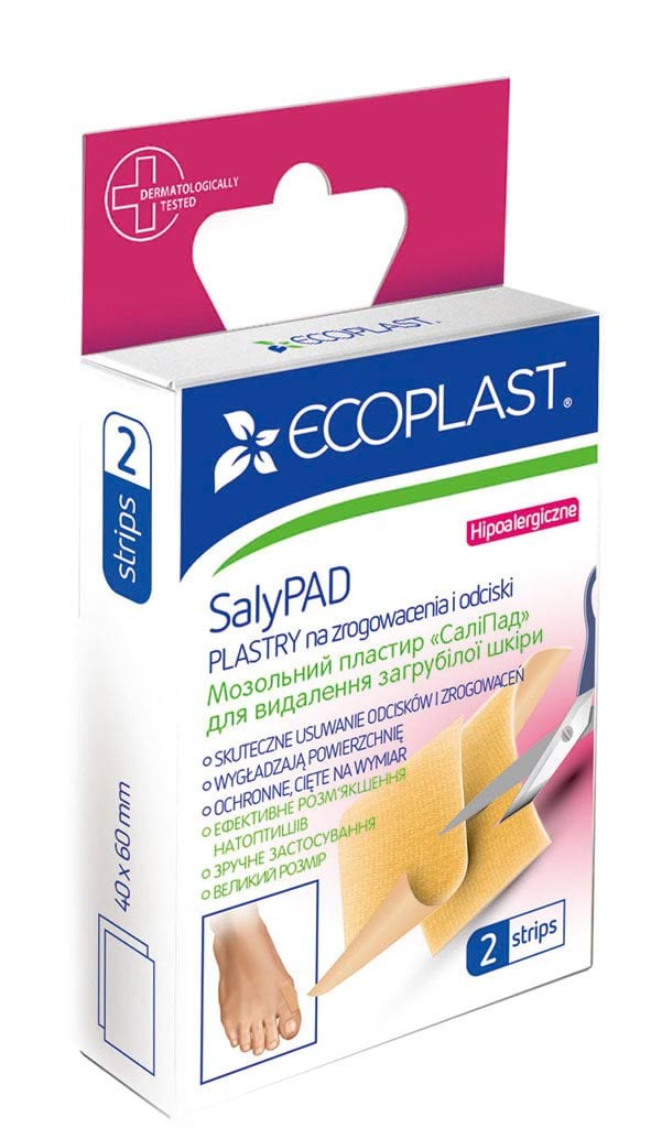 Ecoplast набір пластирів СаліПад для вид. загрубілої шкіри, 2шт