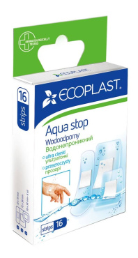 Ecoplast набір пластирів Аква стоп, 16шт