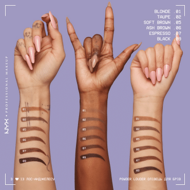 Олівець для брів NYX Professional Makeup Powder Louder 01, 1.15 г фото 21