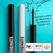 Подводка для глаз NYX Professional Makeup Vivid Matte Liquid Liner 01 black, 2 мл фото 7