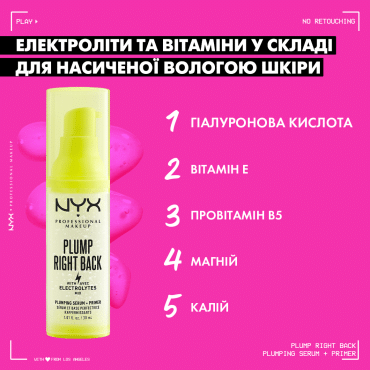 Праймер для лица NYX Professional Makeup Plump Right Back, 30 мл фото 4