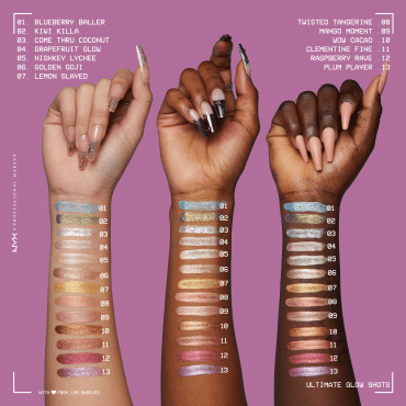 Рідкі тіні для повік NYX Professional Makeup Glow Shots 04, 7.5 мл фото 3