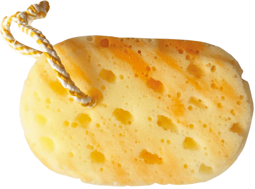 VIVAfruts губка банна Хмаринка жовта, 1шт