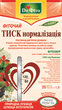 Доктор Фіто фіточай Тиск нормалізація, 30г