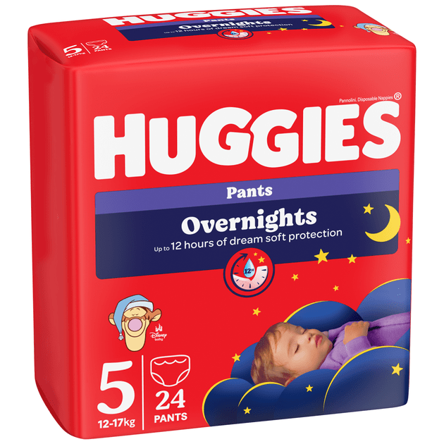 Huggies трусики Overnights Pants 5р, 24шт
