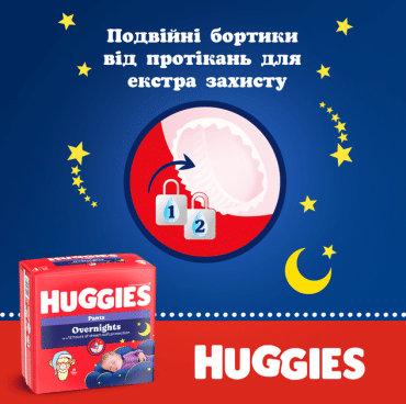 Huggies трусики Overnights Pants 6р, 22шт фото 10