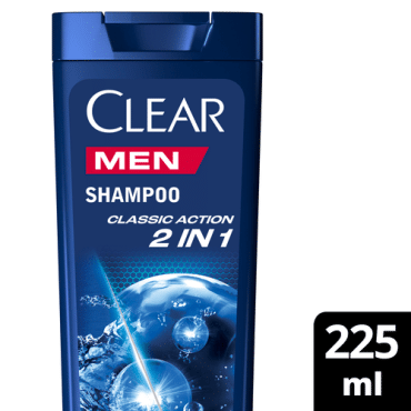 Шампунь для мужчин CLEAR 2 в 1 Ежедневная защита и уход, 225 мл фото 2