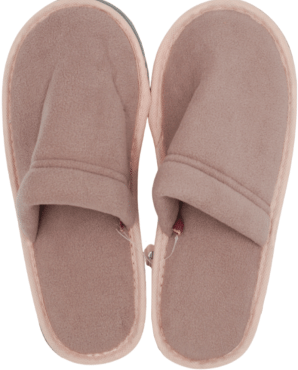 Тапочки Twins домашние женские флис закрытые лиловые размер 36/37