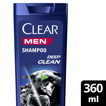  Шампунь для мужчин CLEAR против перхоти глубокое очищение, 360 мл фото 2