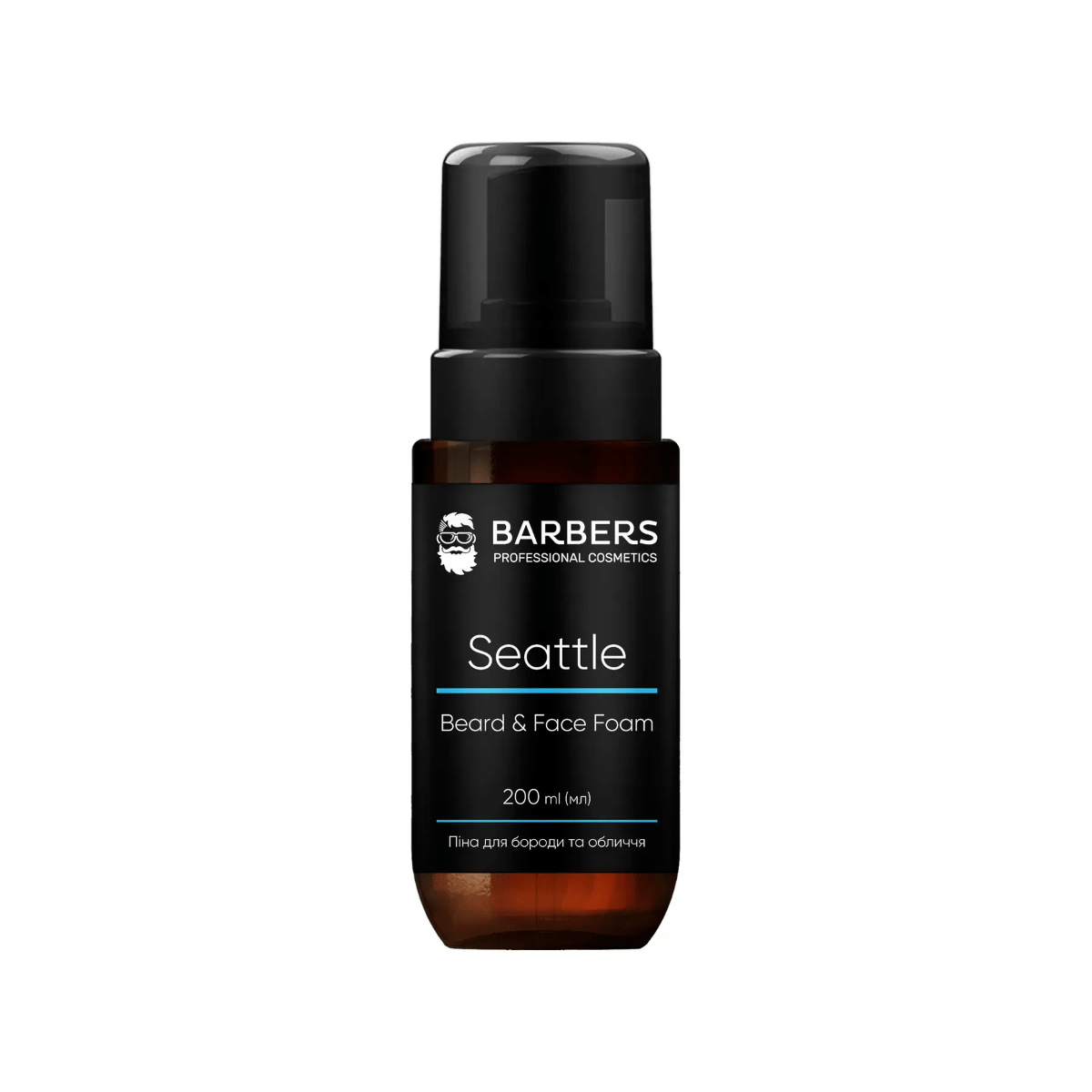 Пена Barbers для бороды и лица 2 в 1 Seattle, 200 мл