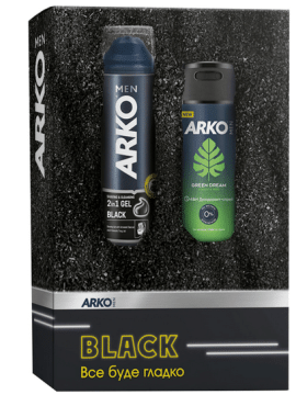 Подарочный набор ARKO Men Black