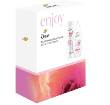 Подарочный набор Dove Нежность и сияние