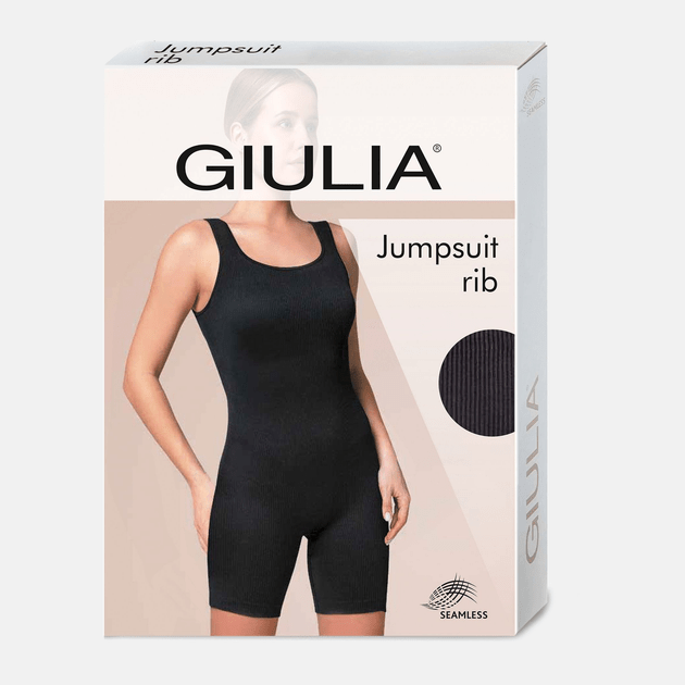 Giulia комбінезон JUMPSUIT RIB,  р. S/M, nero фото 4