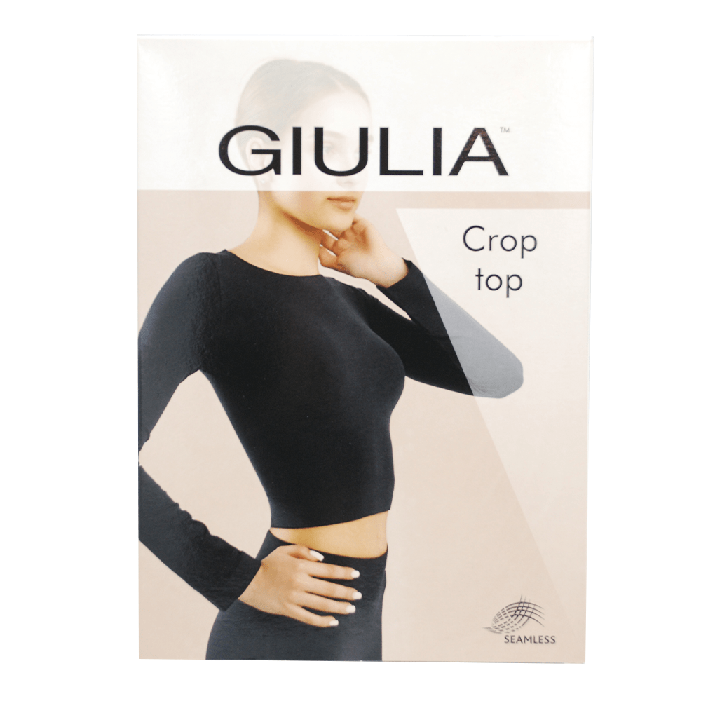Giulia футболка CROP TOP, розмір L/XL, nero