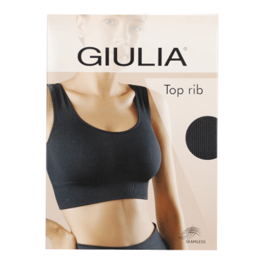 Giulia топ TOP RIB, размер L/XL, nero