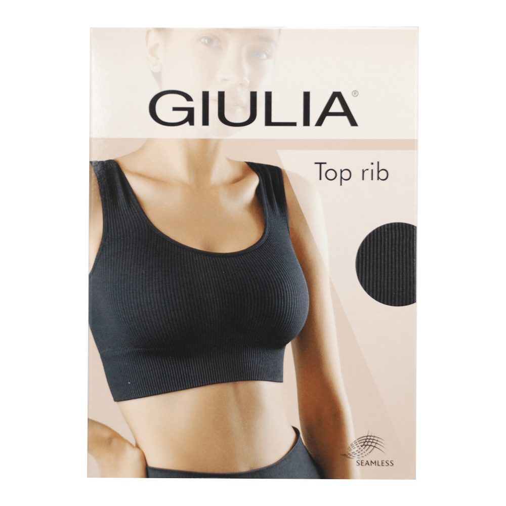 Giulia топ TOP RIB, розмір L/XL, nero