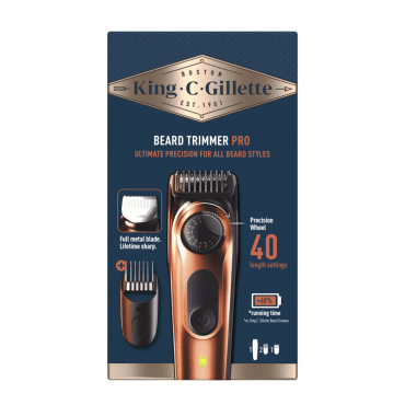 Электрический триммер для бороды Gillette King C Beard Trimmer PRO,1 шт