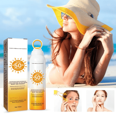 EELHOE сонцезахисний cпрей для тіла відбілюючий та водостійкий SPF50+, 150мл фото 1