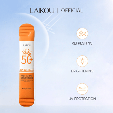 Laikou сонцезахисний крем для обличчя відбілюючий та освіжаючий SPF50+, 8г фото 1